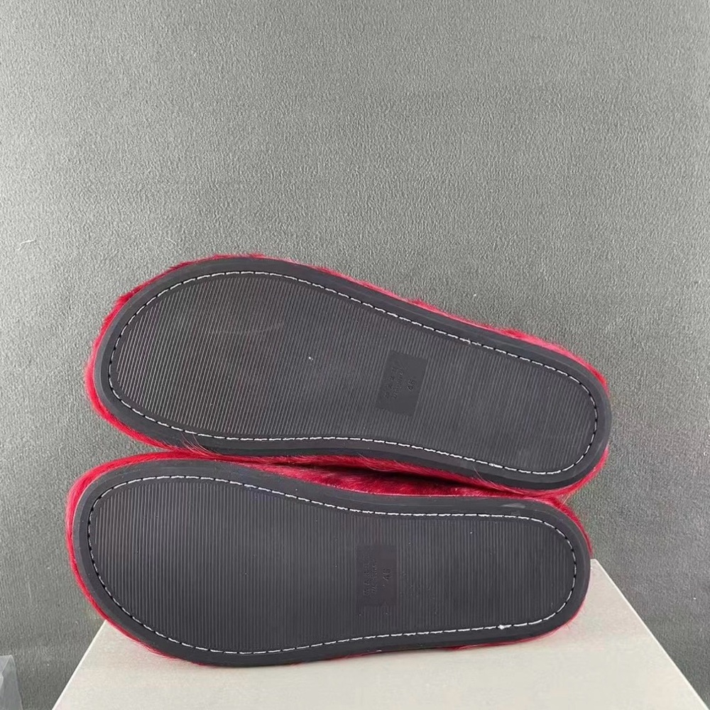 Marni Red and Black Sandals